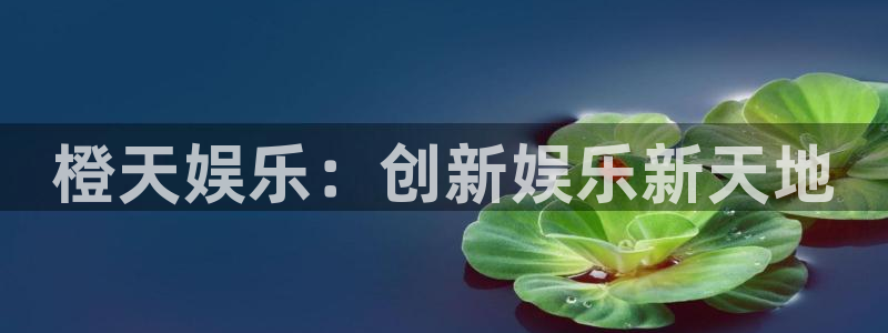 杏宇平台：橙天娱乐：创新娱乐新天地
