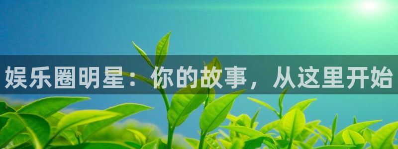 杏宇登录界面入口：娱乐圈明星：你的故事，从这里开始